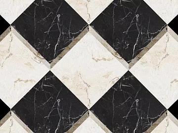 Plaid Tile Black and White Lattice Toilet Floor Tile texture (ID:ffajg35004)