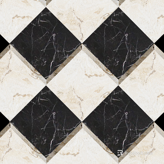 Plaid Tile Black and White Lattice Toilet Floor Tile texture