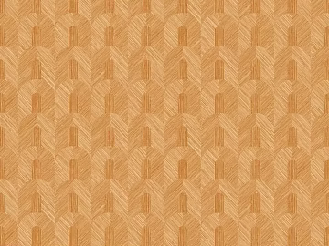 French Light Luxury Warm Yellow Arch Geometric Wallpaper 3d model