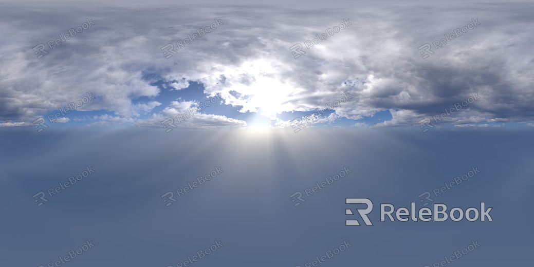 Sunrise Sunset Cloudy Blue Sky Landscape Landscape HDR texture