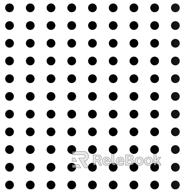 Perforated plate texture