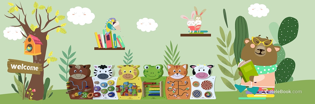 cartoon painting texture