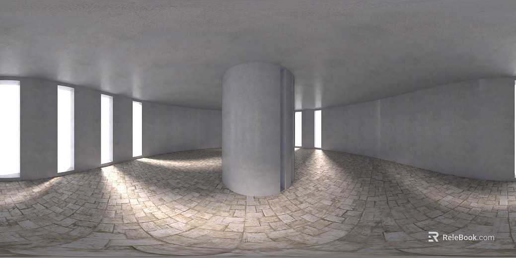 Indoor Product Display Scene White Light HDR texture