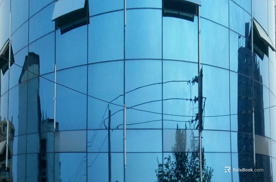 glass curtain wall texture
