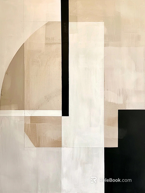 Modern abstract geometric decorative painting texture