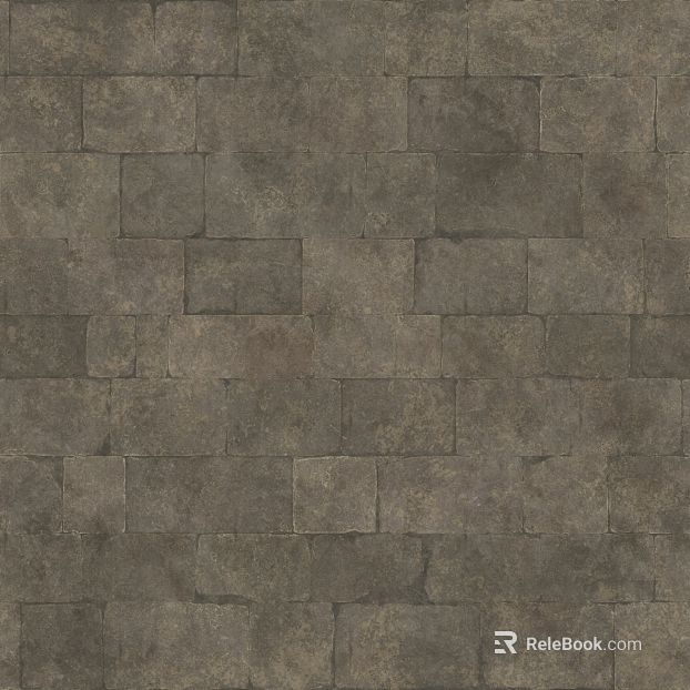 Deep gray antique cultural brick exterior wall paving texture