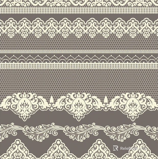 Lace pattern cloth pattern texture
