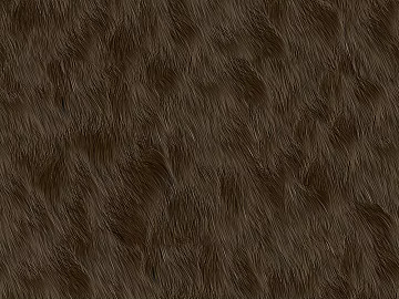 Animal fur fur leather textured faux fur 3d model