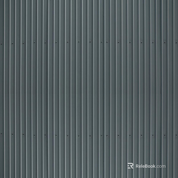 Deep gray color steel tile with rivet texture