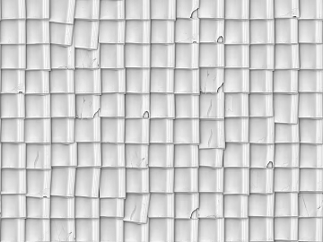 Roof tile top Spanish tile terracotta tile black and white bump texture (ID:ffach870633)