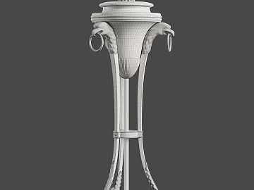European-style carved metal column component texture (ID:ffaeh318526)