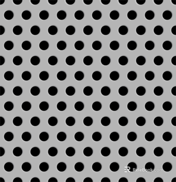 Perforated plate texture