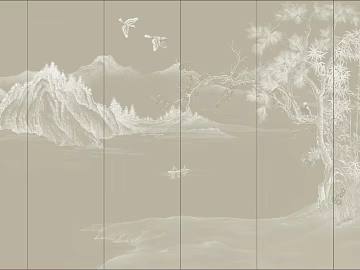 chinese landscape painting texture (ID:ffach584954)