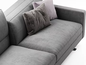 Grey flannel modern sofa fabric texture (ID:ffaeh532826)