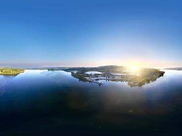 Outdoor Landscape Blue Sky Sunrise HDR texture (ID:ffach233646)