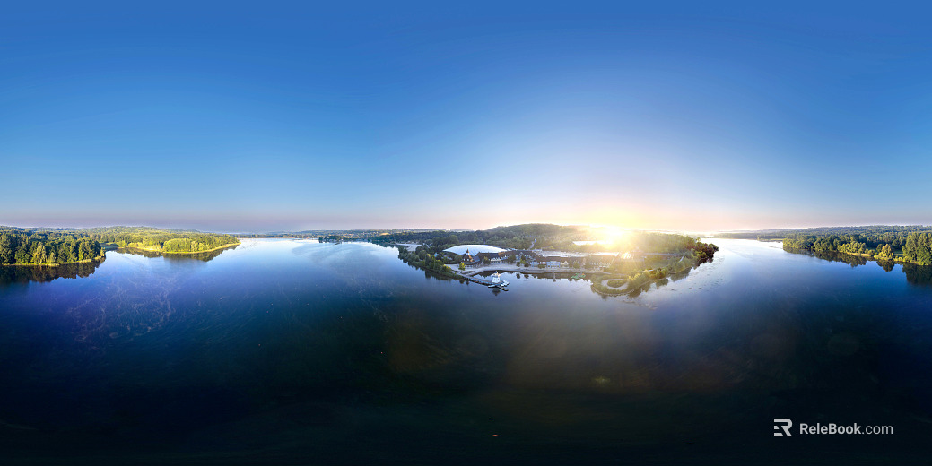 Outdoor Landscape Blue Sky Sunrise HDR texture