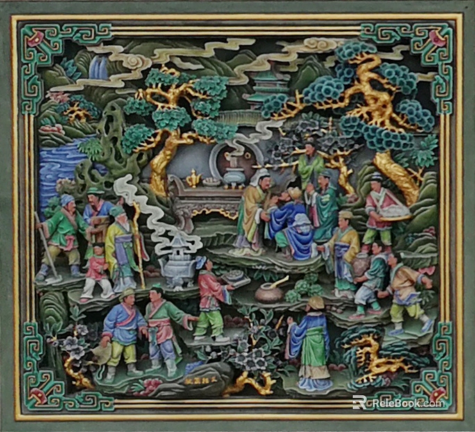 wood carving texture