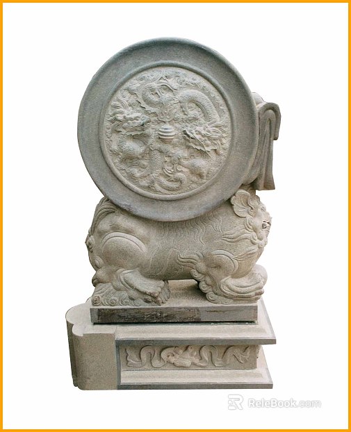 Stone carved black base texture