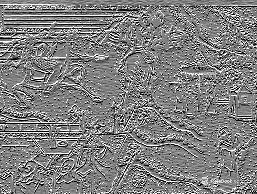Black and White Bump texture