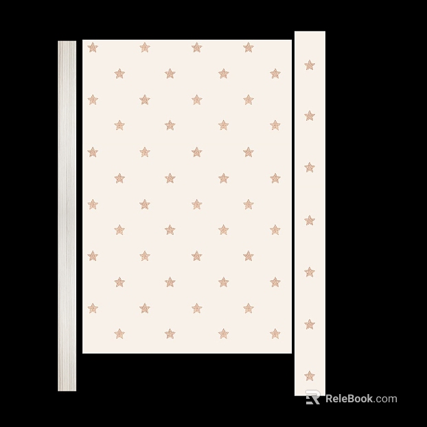Light Pink Gold Star Pattern Wallpaper texture