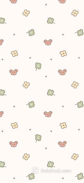 Children's wallpaper texture