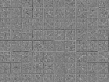 Grey geometric pattern wallpaper wall decoration 3d model