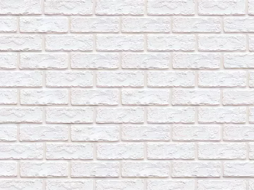 Brick wall white strip brick finish white seam 3d model