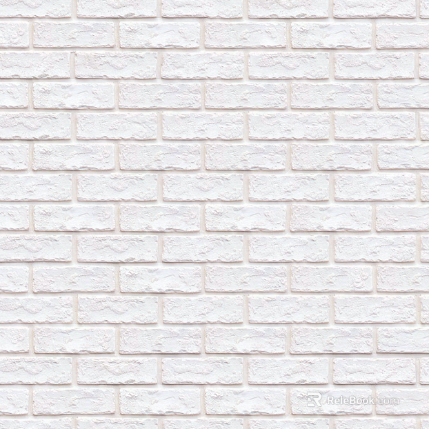 Brick wall white strip brick finish white seam texture