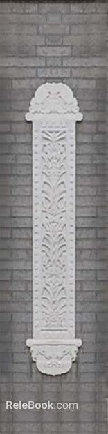White wood carved wall decoration texture