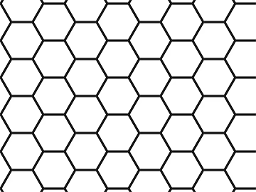 Hexagonal brick hexagonal attenuation black and white texture (ID:ffaif9054)