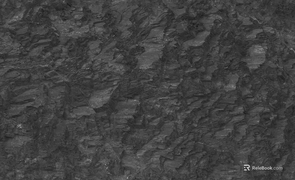Rock black stone skin seamless texture