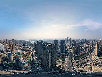 HDR urban ecological greening panorama texture (ID:ffach599403)