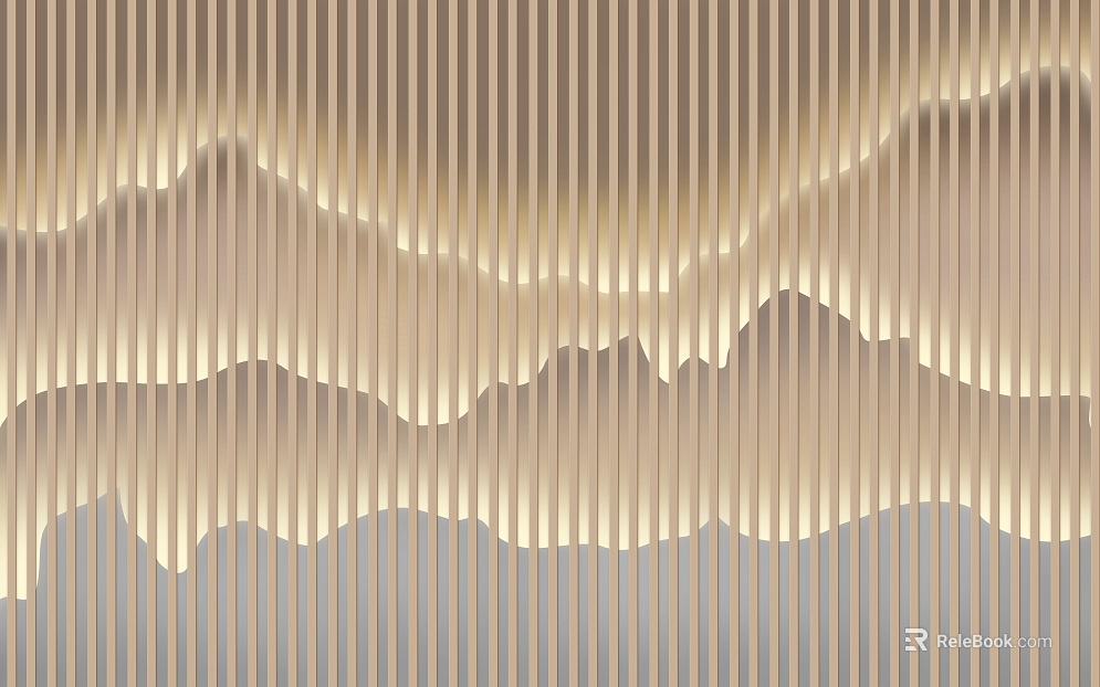 New Chinese-style light wood clapboard background wall texture