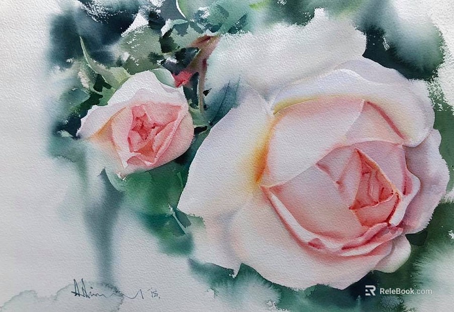 Flower Painting Hanging Painting Decorative Painting Plant Painting texture