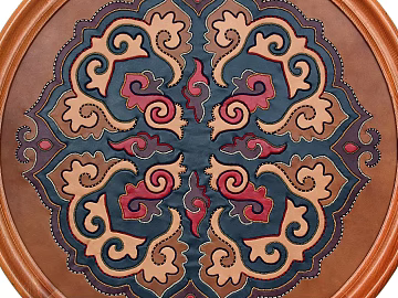 circle frame painting texture (ID:ffacg13607)