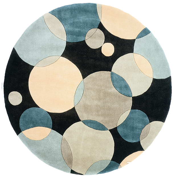 round plush carpet texture