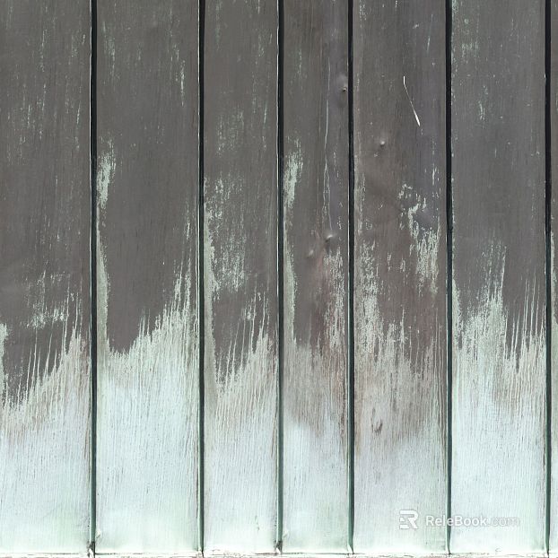 Grey-green dilapidated wood parapet wall finish texture