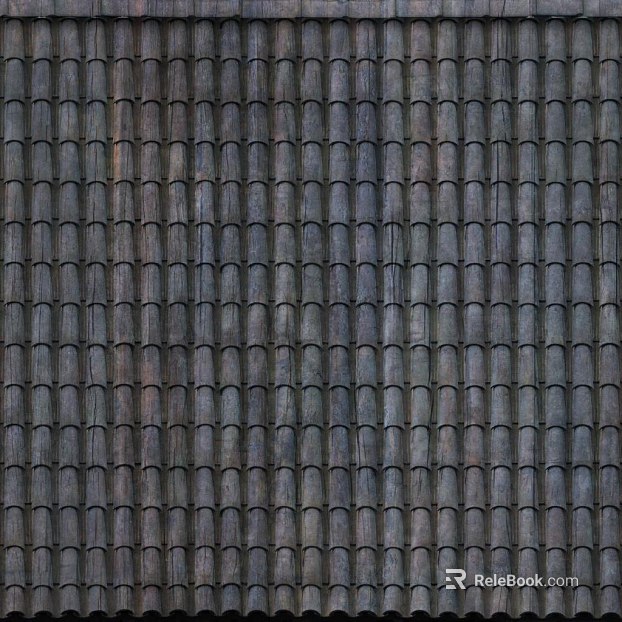 Green tile texture