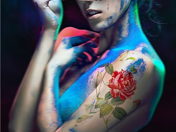 figure painting texture (ID:ffajg02699)