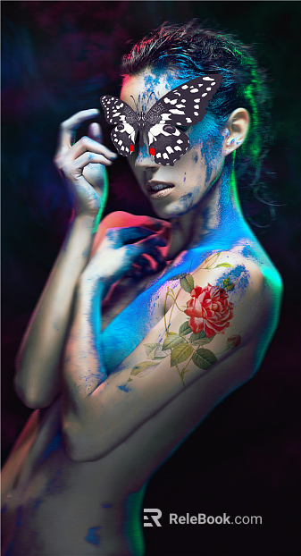 figure painting texture