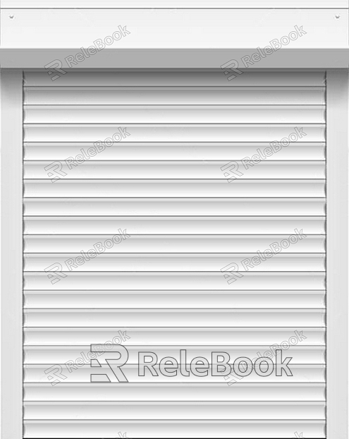 Rolling shutter door texture