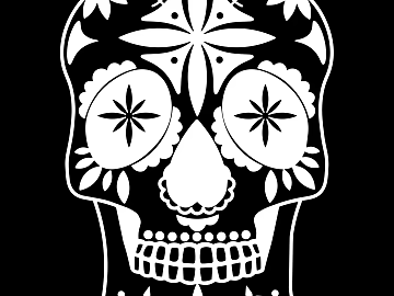Tattoo black and white mask pattern texture pattern graphics (ID:ffach761884)