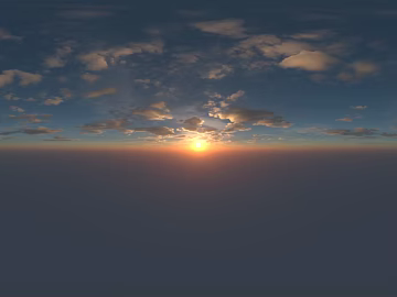 Sunrise Sunset Cloudy Blue Sky Landscape Landscape HDR texture (ID:ffach600456)