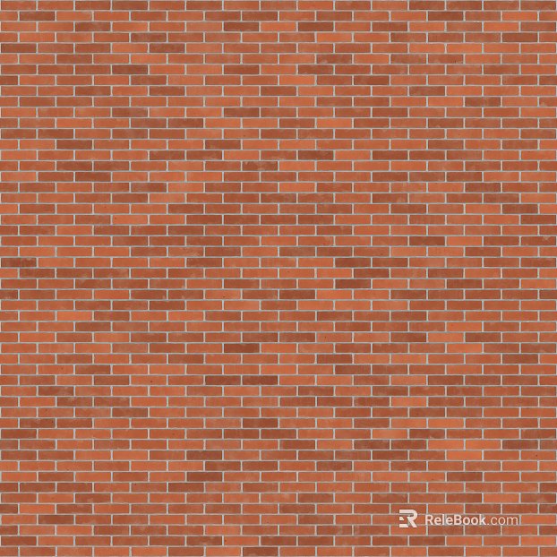 Brick wall red Dutch brick seamless texture