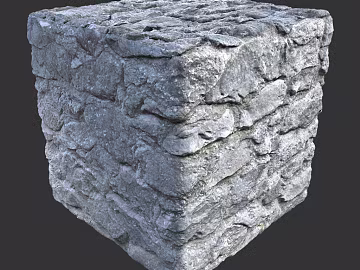 Stone wall PBR texture (ID:ffach884781)