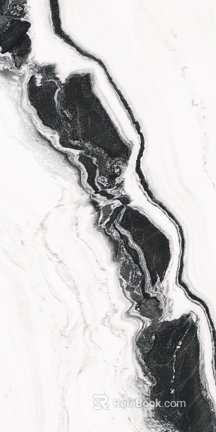 Black and white mountain water pattern marble wall ground texture