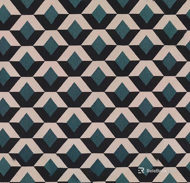 Blue and black geometric fabric soft fabric texture