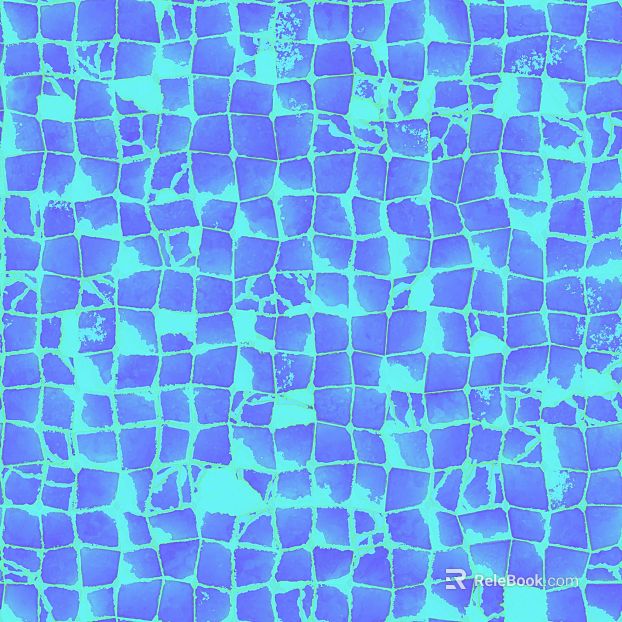 Blue cyan glass mosaic wall decoration texture