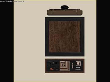 Dark Brown Wood Grain Decorative Panel texture (ID:ffaeh021536)