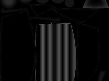 Black and white normal map texture (ID:ffaeh374291)